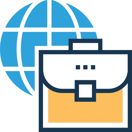 Worldwide earth grid globe grid worldwide icon