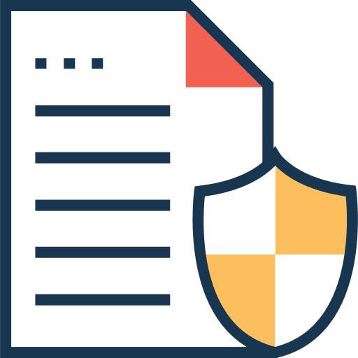 Contract contract business files and folders icon