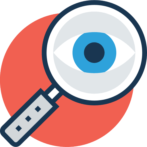 Loupe loupe magnifying glass seo and web icon