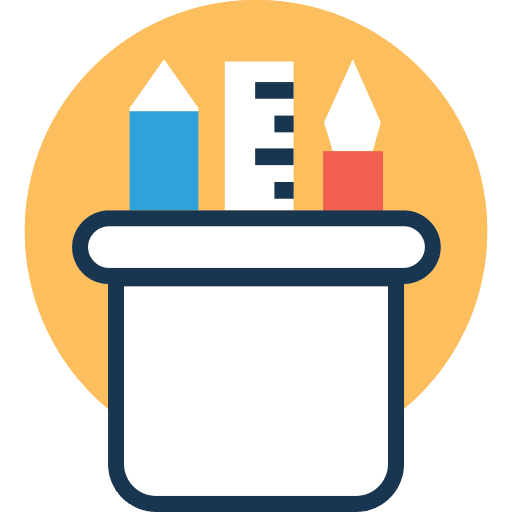 Pencil case pencil case edit tools writing icon