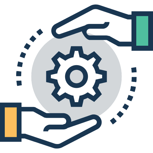 Settings gear configuration cogwheel icon