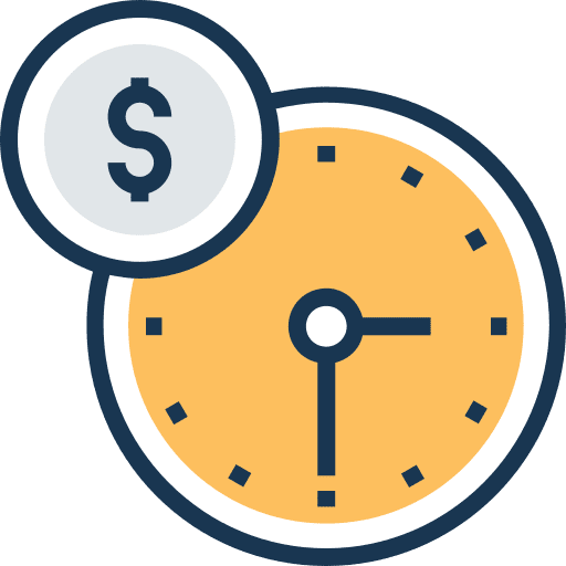 Clock watch time and date tools and utensils icon