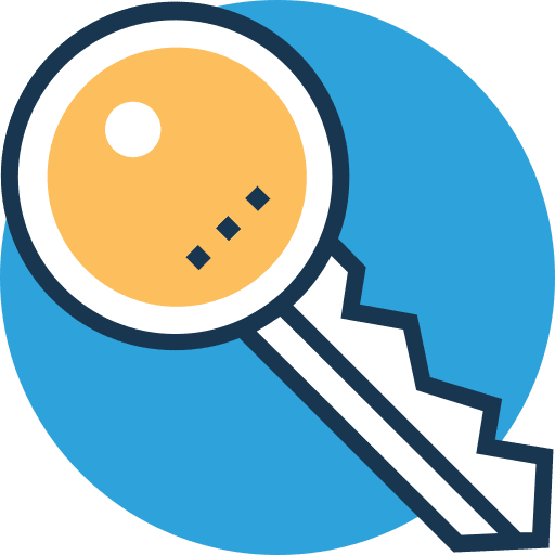 Key door key key pass icon