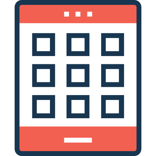 Smartphone touch screen smartphone mobile phone icon