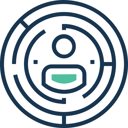 Target aim seo and web shooting icon