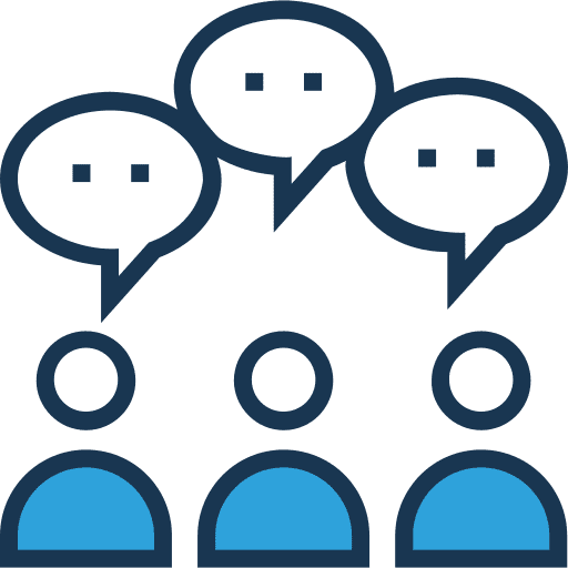 Team chat group users icon