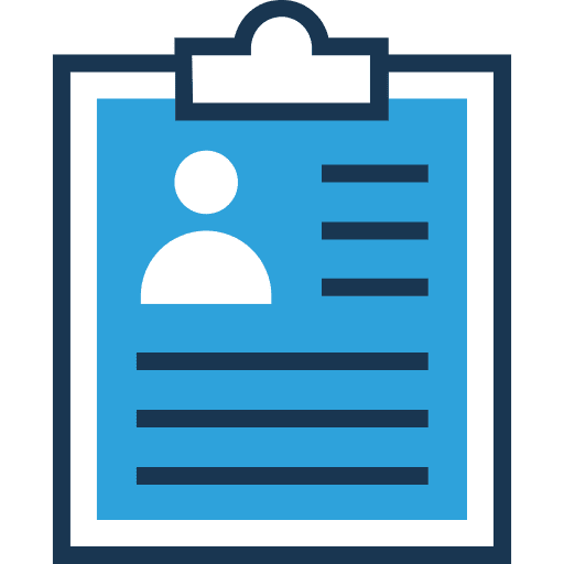 Clipboard business and finance medical tools and utensils icon