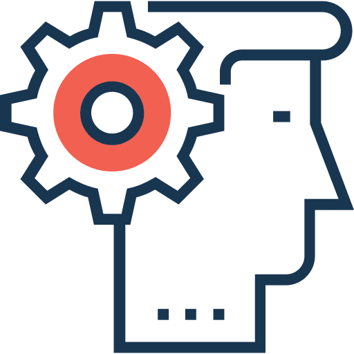 Think ideas development seo and web icon