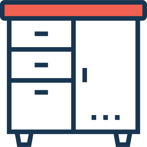 Cabinet document office material filing cabinet icon