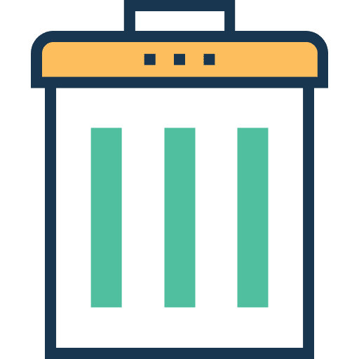 Garbage tools and utensils can interface icon