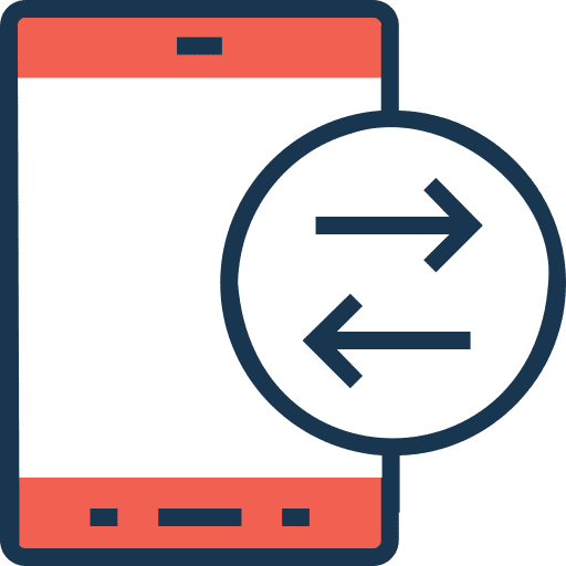 Smartphone technology communications cellphone icon