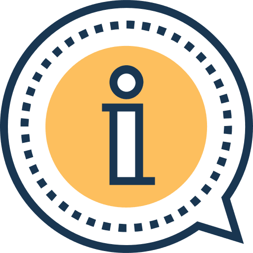 Info signaling info seo and web icon