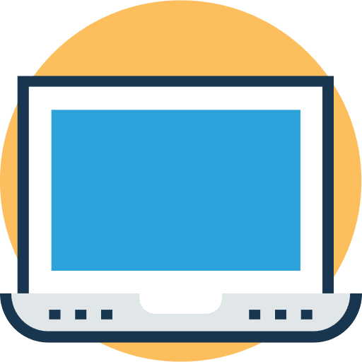 Laptop electronic computing computer icon