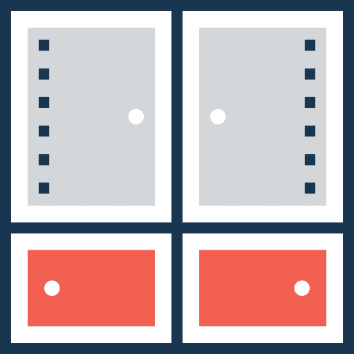Lockers locker furniture and household lockers icon