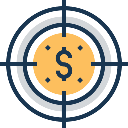Target dollar seo and web weapons icon