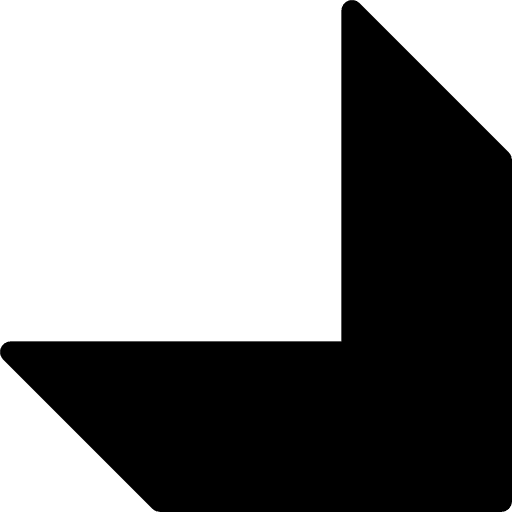 Diagonal arrow orientation directional multimedia option icon