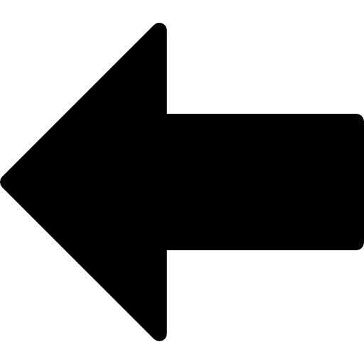 Left arrow multimedia option return arrows icon