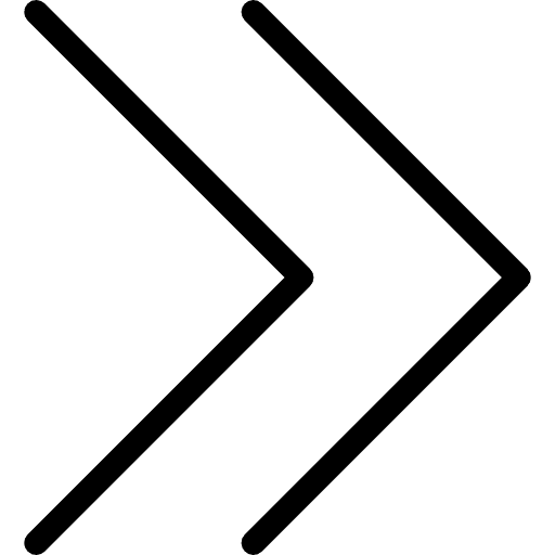Right arrow right arrow skip orientation icon