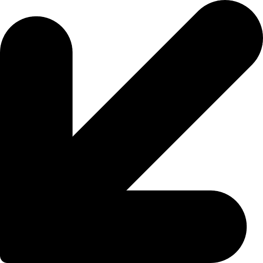 Diagonal arrow diagonal directional arrows icon