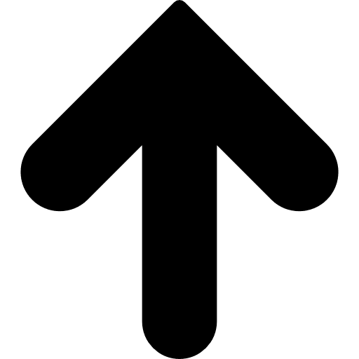 Up arrow orientation up arrow multimedia option icon