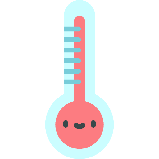 Thermometer tools and utensils thermometer weather icon