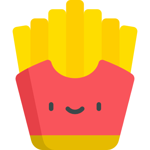 Fries food fast food fries icon