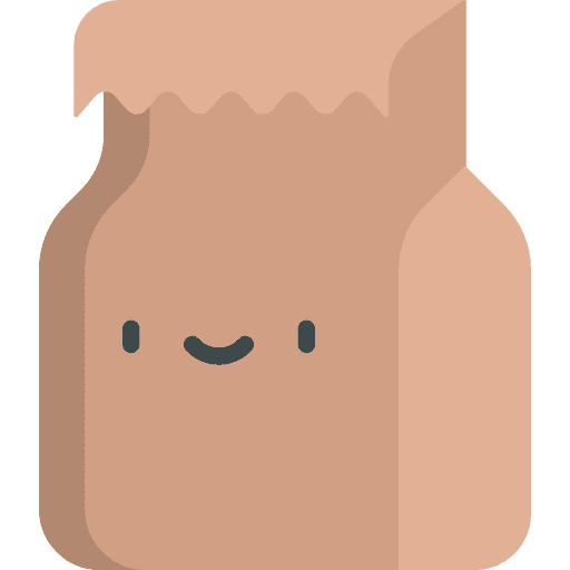 Bag meal food bag icon Bag meal food bag icon