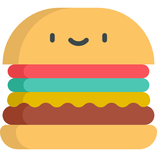 Burger food burger junk food icon
