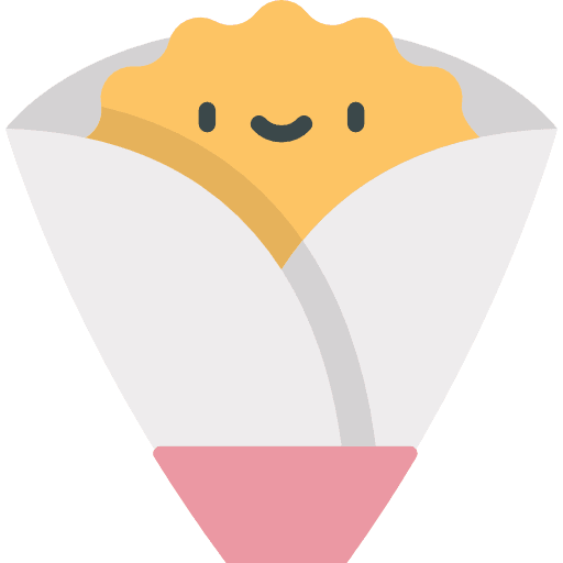 Crepe caramel food and restaurant sweet icon Crepe caramel food and restaurant sweet icon