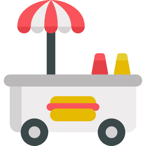 Hot dog food commerce hot dog icon Hot dog food commerce hot dog icon