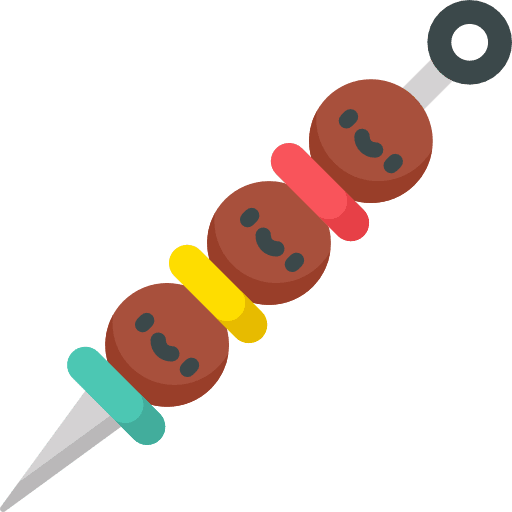 Kebab skewer food kebab icon Kebab skewer food kebab icon