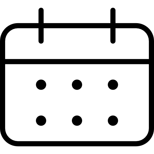 Calendar time calendar organization icon