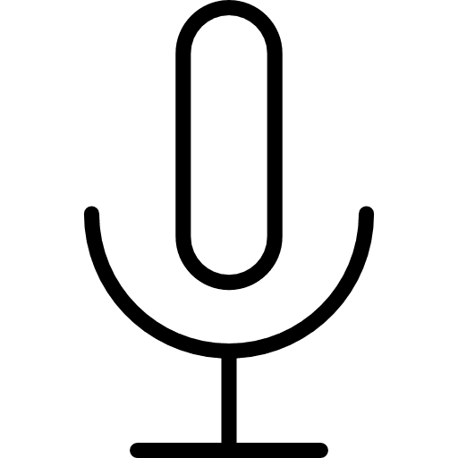 Microphone music and multimedia sound voice recording icon Microphone music and multimedia sound voice recording icon