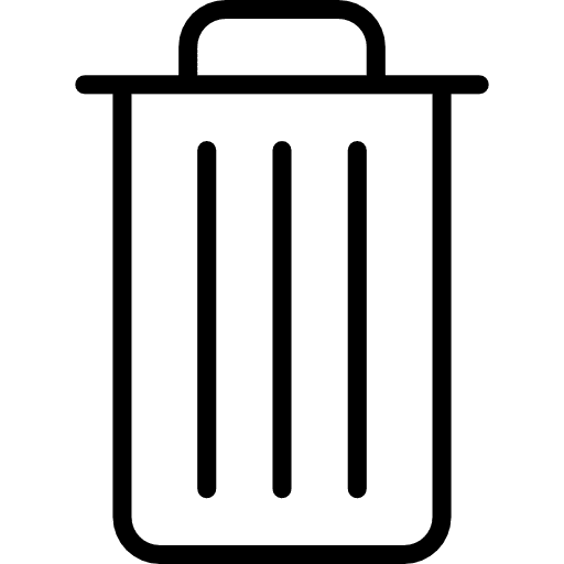 Trash garbage trash bin icon Trash garbage trash bin icon