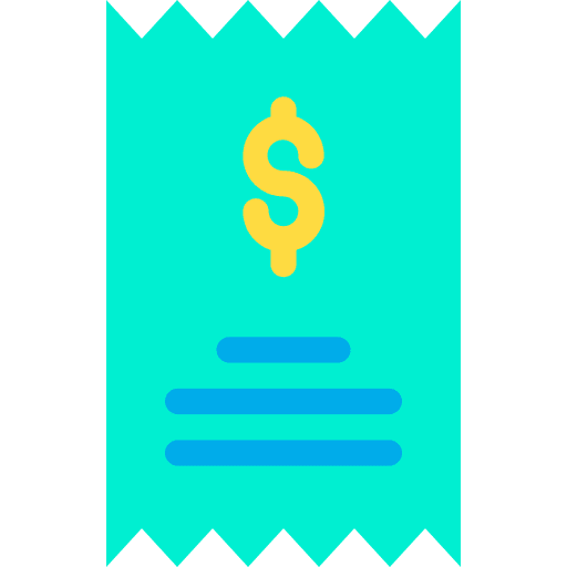 Invoice business and finance commerce payment icon