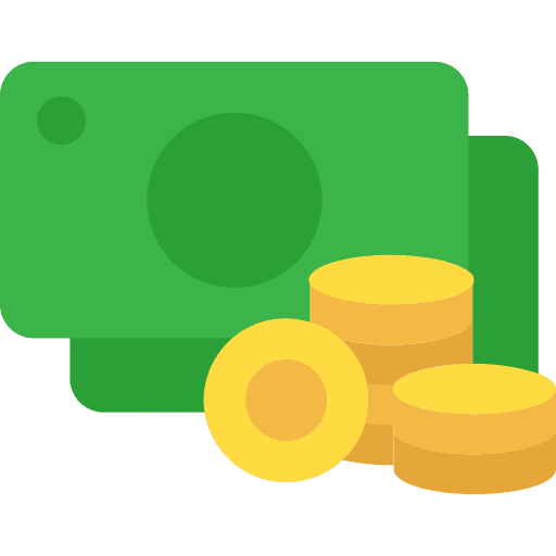 Money business and finance cash notes icon