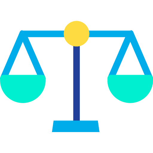 Balance judge justice laws icon