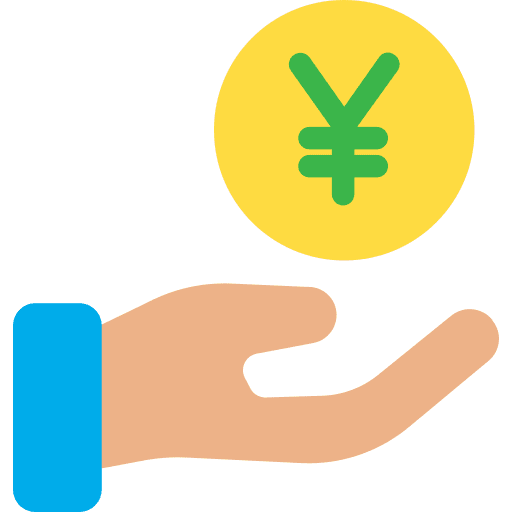 Get money payment profit business icon