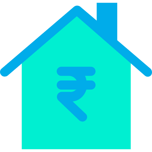 Mortgage business real estate property icon