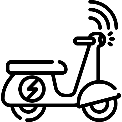 Scooter vespa scooter transport icon