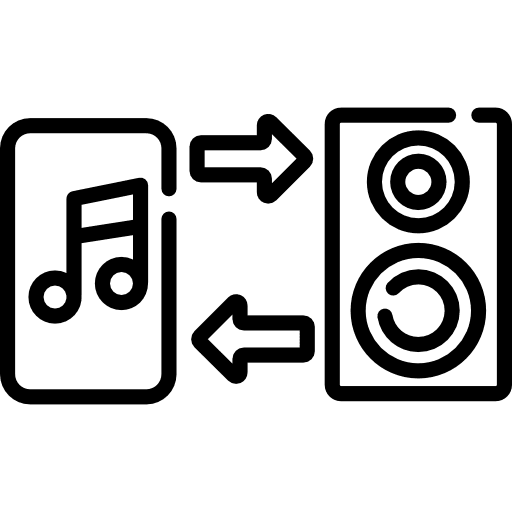 Speaker speaker music and multimedia sound box icon