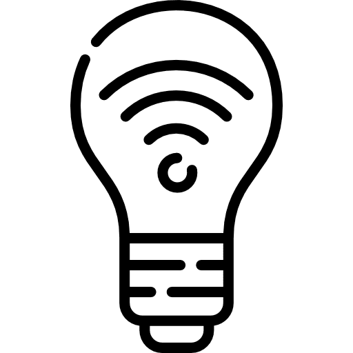 Idea illumination light bulb technology icon Idea illumination light bulb technology icon