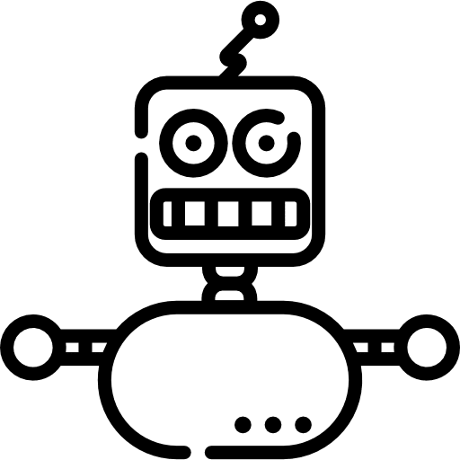 Robot robot technology science fiction icon Robot robot technology science fiction icon