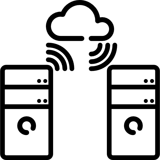 Computer electronics network cloud computing icon Computer electronics network cloud computing icon