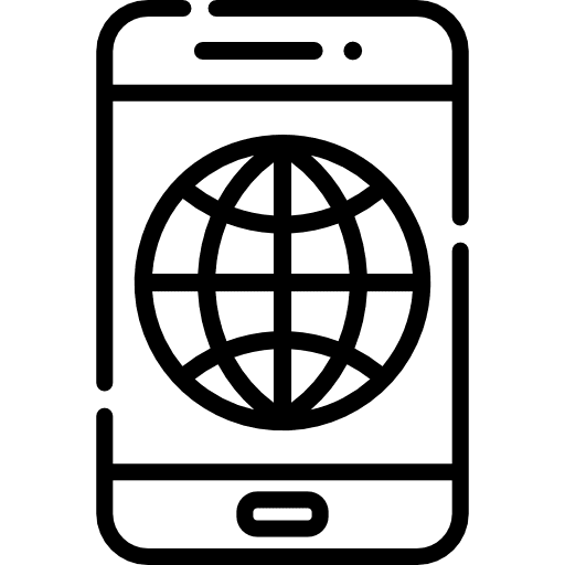 Tablet wireless internet touch screen phone smartphone icon Tablet wireless internet touch screen phone smartphone icon