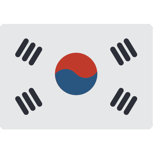 South korea south korea nation flag icon