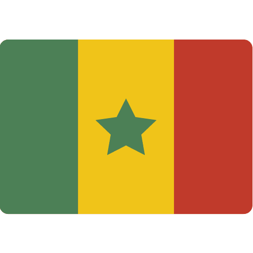 Senegal nation country flag icon