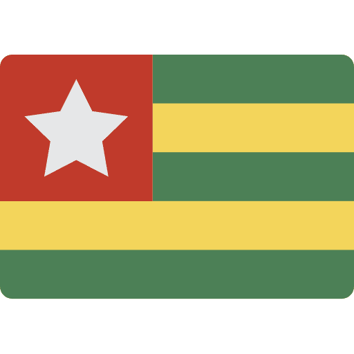 Togo country world flags icon