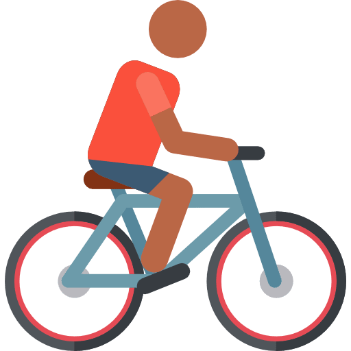 Bicycle cyclist sport vehicle icon