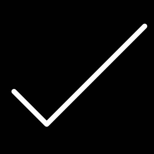 Check mark interface check mark tick icon